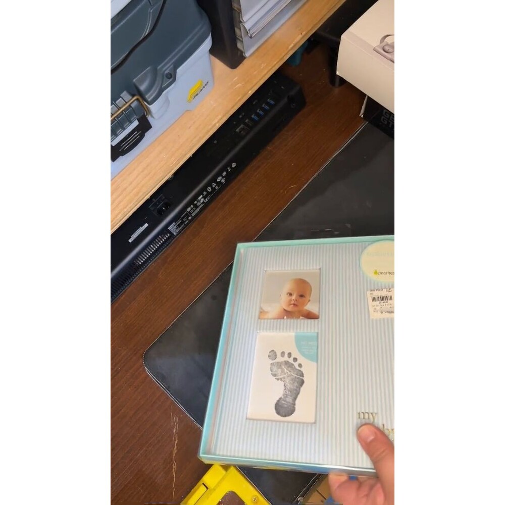 my baby book footprint